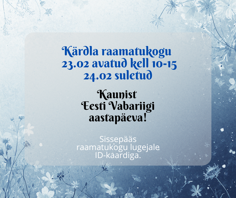 Kaunist Eesti Vabariigi aastapäeva